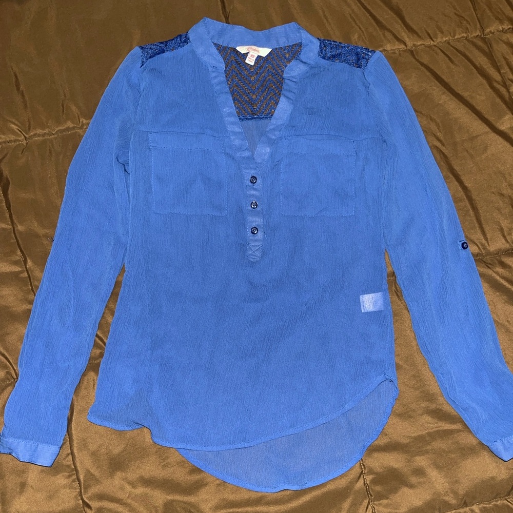 Women’s blue blouse